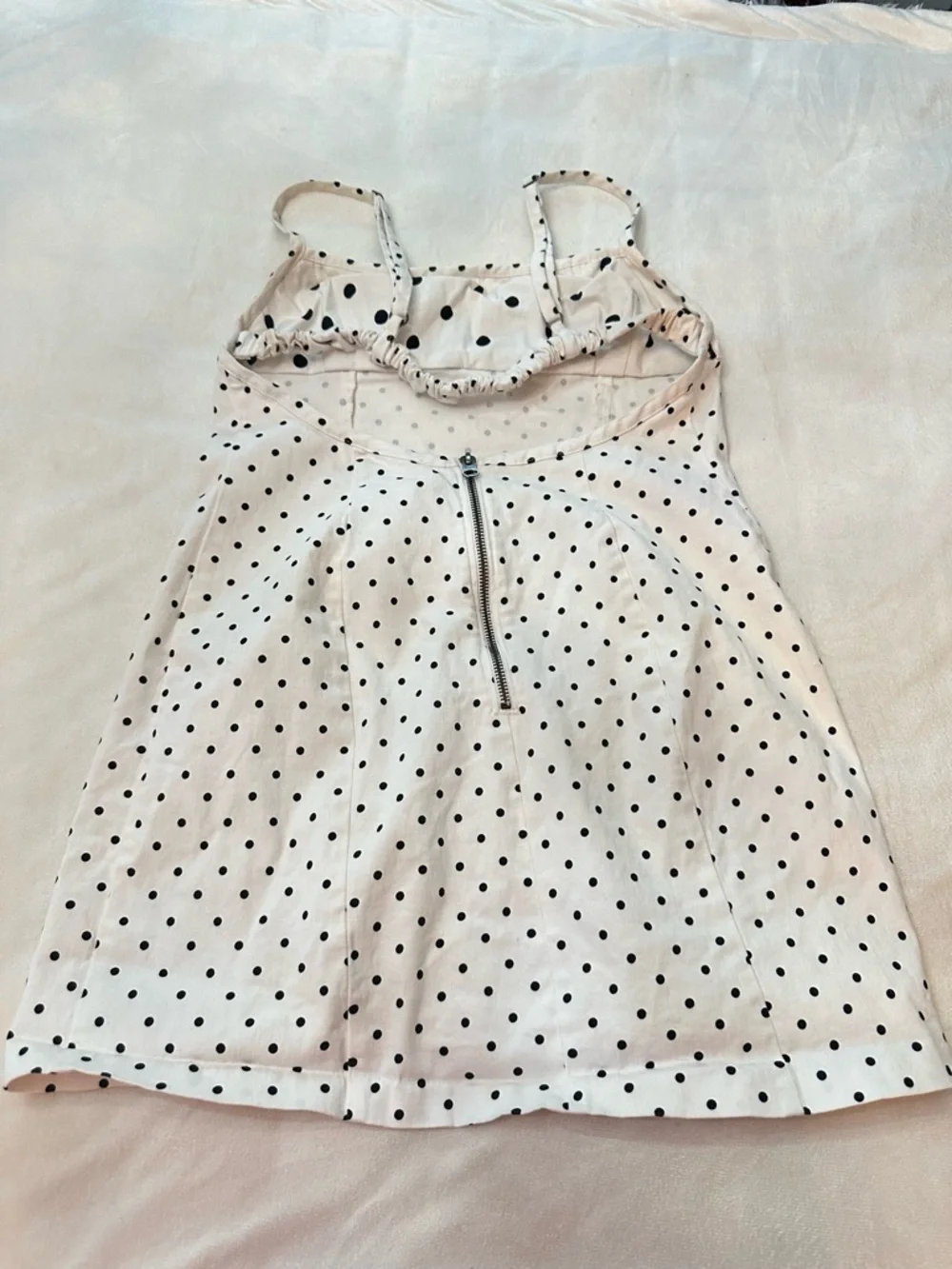 Free People Women's White Kerri Mini Dress Size XL 38673